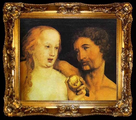 framed  Hans holbein the younger Adam and Eve, ta009-2